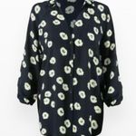 CAbi # 5705 "darling Go To Button-Up" V-Neck 3/4 Sleeve Blouse Top Size S Photo 4