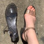 American Apparel silver glitter sandal NEW! Photo 0