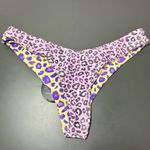 Moana Bikini  Purple and Yellow Leopard Print Bikini Bottom Photo 3