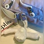 Kipling  | Gunne Tender Grey | Mini Backpack W/ Fuzzy Charm | NWT Photo 9