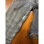 Ann Taylor Loft  Women's Small Distressed Blue Denim Jean Jacket Cotton Blend Photo 4