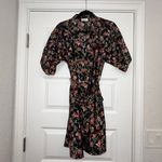 Ilese Stevens Vintage Floral Short Sleeve Short Robe with Belt Size S Photo 4