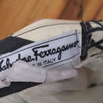 Salvatore Ferragamo Vintage Gray Cream Wool Skirt Photo 7