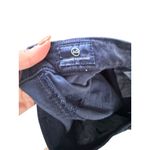 AG Adriano Goldschmied Navy Blue Cotton Velvet Farrah High Rise Skinny Pants Siz Photo 7