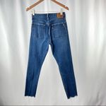 Levi's Levi’s 501 Skinny High Rise Raw Hem Jeans in‎ Dark Blue Size 27 x 28 Photo 2