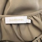 Zimmermann  - Boat Neck Midi Dress Khaki Dresses Sz 2 (US 8) Photo 7