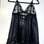 Frederick's of Hollywood Frederick’s of Hollywood Black Sheer Babydoll Negligee – Size XL Nightie Photo 0