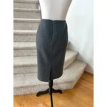 Talbots  Charcoal Grey Boiled Wool Pencil Skirt Photo 2
