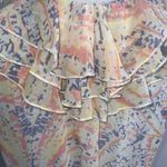 CAbi Pastels Sleeveless Chiffon Ruffle Neck Spring Summer Anywhere Blouse Small Photo 7