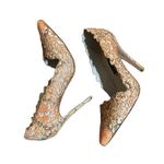 Alice + Olivia Dina Rose Cutout Overlay Dress Pumps - Coral 7.5 Photo 13