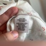 For Cynthia  Womens M White 100% Linen Nautical Print Beachwear Swim Coverup Tunic Photo 2