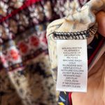 Melissa Paige  Multicolor Patterned crocheted V-Neck boho style Tunic 1X Photo 4