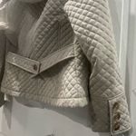 Calvin Klein  Cream Jacket with Light Blue Lining Photo 9