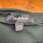 Modcloth  Dark Green Utility Jumpsuit Wide Leg Tie Waist XXS Photo 5