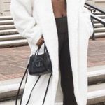 Alo Yoga Oversized Sherpa Trench Coat Teddy White Size Small Winter Snow Photo 1