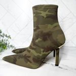 Good American High Kickstand Neoprene Boots Camo Green Size 7.5 Photo 8