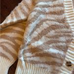 Sadie & Sage Julian Cardigan‎ Camel/Ivory Size Small NWT Tan Photo 3