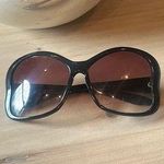 Prada  
Butterfly Frame Sunglasses SPR 18I Black/Burgundy Photo 0