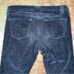 AG Adriano Goldschmied The Premier Skinny Straight Dark Gray Corduroy Jeans Photo 12
