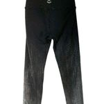 Beyond Yoga Drip Dot High Waisted Midi Leggings Black Gold Metallic Size Small Photo 1