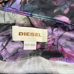 Diesel NWOT  Women Floral Midi Dress Oversized Size XXS Pocket Photo 4