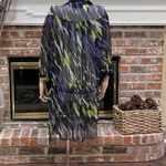 Kris Jenner Kollection sheer, abstract, drop waist tunic/ M /Excellent condition Size M Photo 9