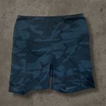 Yogalicious Navy Blue / Black Camo Biker Shorts Photo 0