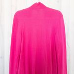 Talbots  Womens Open Front Cardigan Sweater Size M Pink Preppy Classic Office Photo 5