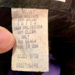 De Laru Linda Bernell vintage velvet satin prom dress Black Size 10 Photo 7