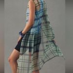 Maeve  Anthropologie sheer longline Vest. One Size Photo 1