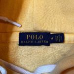 Polo Ralph Lauren Women's Big Pony Fleece Hoodie Yellow Sweatshirt Size M Fitted Size M Photo 6