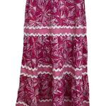 Sail To Sable NEW  Sunburst Pink Ruffle Ric Rac Summer Garden Party Dress Size XS Photo 3
