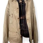 Carhartt Blanket Lined Duck Chore Coat Beige Canvas Work Jacket Mens XL Photo 2