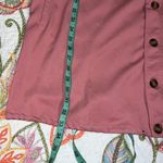 JustFab  size XL lightweight jacket cowl neck button down blush pink with pockets Photo 5