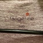 Tangerine Active Pullover Mock Neck Hoodie Jacket Women Size LG Lavender & Grey. Photo 2