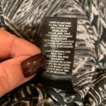 Kenneth Cole New York Sheer Black & White Blouse Size XS Photo 5