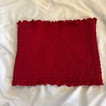 Hollister EUC  Smocked Lettuce Edge Tube Top Photo 6