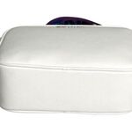 Karl Lagerfeld Maybelle Pebble Leather Pride Strap Purse White Rainbow Photo 4