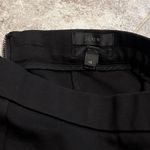 J.Crew  Pixie Black Ankle Crop High Rise Solid Black Ponte Pants Stretch XS Photo 4