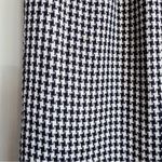 Vintage Lord & Taylor Petites Women’s Houndstooth Plaid Casual Skirt Size 8P Black Photo 1
