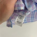 Loft NWT Gingham  Pastel Blouse Photo 3