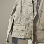 Christopher & Banks Cream Utility Jacket Lightweight Design Photo 1