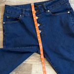 Tahari Women's Blue Capri Mid Rise Size 12/31 Photo 5