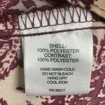 Signature Studio long sleeve damask print open ladder back top size XL Photo 5