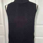 Derek Lam Derek‎ Lam 10 Crosby Knit Sleeveless Turtleneck Button Accent Black L Contro Photo 0