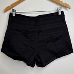 Refuge  Black Shorts Hi Rise Sz 10 Cuffed Hem Strechy 3 Button Closure 2.5”Inseam Photo 8