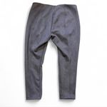T Tahari  Faux Suede Crop Leggings Photo 2