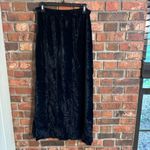 CP Shades  womens velvet slits whimsigoth dark romantic maxi skirt black large Photo 4