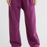 NWT FP Movement Final Call Fleece Straight Leg Sweatpants in Deep Mulberry Purple Size XS Photo 3