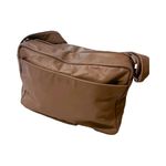 Perlina NEW  NEW YORK Taupe Satchel Leather Bag Photo 1